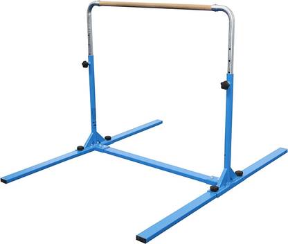 IRIS Adjustable Height Horizontal Gymnastics Kip Bar for Gym or Home Horizontal Bar
