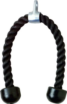 YUKI Black Color Bisecps, Triceps Rope Triceps Bar