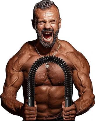 LIVOX Power Twister 20Kg Body Exerciser for Chest, Shoulder, Forearm, Bicep and Arms Multi-training Bar