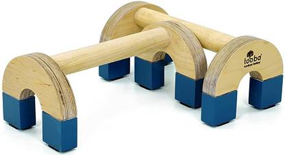 Tooba F F Push Up Stand Birch Wooden with Non-Slip Base for Exercise Home Gym Workout Push-up Bar