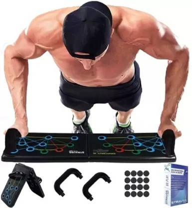 LIVOX Push Up Board | Push Up Bar| Push Up Stand for Chest Press Push-up Bar (Black) Multi-training Bar