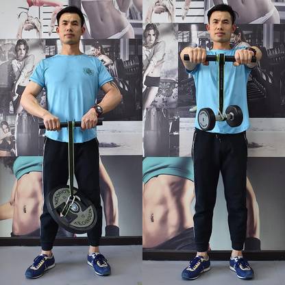 YMD Forearm Wrist Roller Fitness Blaster, Arm Exerciser Wrist Trainer, Forearm Multi-training Bar