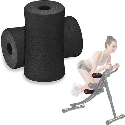 LCARNO 2 Pc Foam Foot Pads Rollers, Machine Tube Leg Foam Roller pad Replacement Multi-training Bar