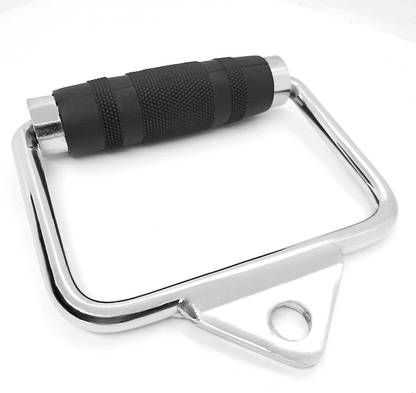M A sports M.A. Sports Single Cable Cross D Handle with Comfort Grip (1 Piece) Multi-training Bar