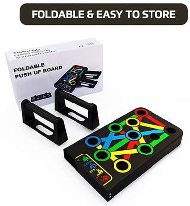 PRT 14 in 1 Color Coded Push Up Board System Push-up Bar Push-up Bar (Multicolor) Push-up Bar