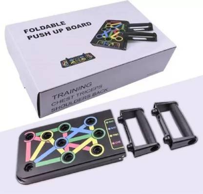 Cullman PUSH UP FLEX BOARD - B17 Pushup board 10 Multifunction Muscle Board- Color Coded Fitness Accessory Kit Kit