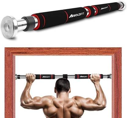 BOLDFIT Pull Up Bar For Home Wall Chin Up Bar For Home Workout Door Pullups Rod Stand Pull-up Bar
