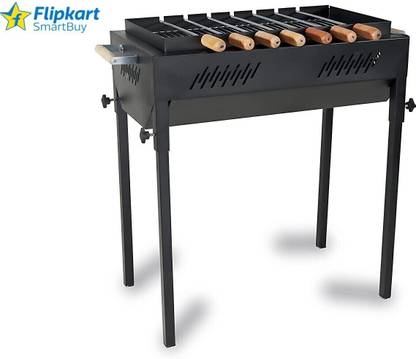 Flipkart SmartBuy XL Coal Griller with Skewers, Tong, and Detachable Legs for Multi-Purpose Use Charcoal Grill
