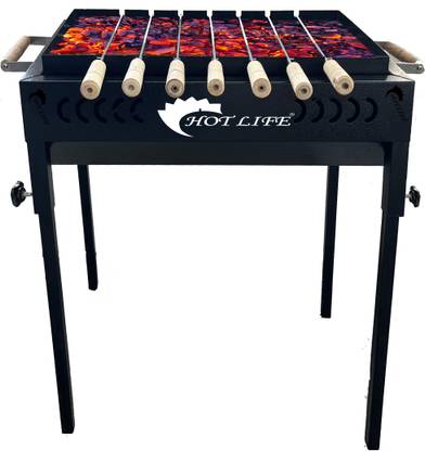 HOT LIFE BigStandyCombocharcoalbbqgrill Charcoal Grill