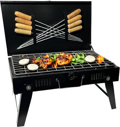 Nabiya FoldingPortableOutdoorBarbequeCharcoalBBQGrillOven Charcoal Grill
