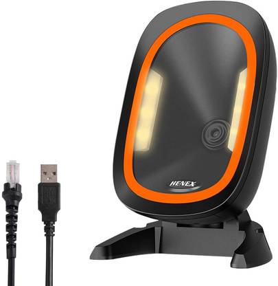 HENEX Omnidirectional Hands-free Automatic USB QR Code Scanner Omnidirectional Hands-free Automatic USB QR Code Scanner 2D Camera Barcode Scanner
