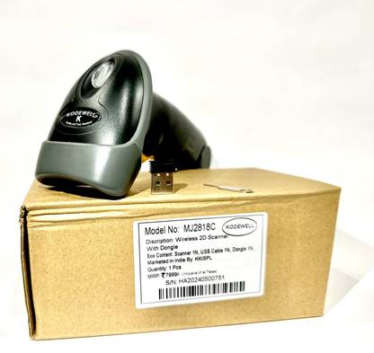 kodewell MJ 2818 (C) 2D WIRELESS SCANNER CCD Barcode Scanner