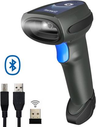 LENVII CW200 Bluetooth 2D Barcode Scanner Wireless Barcode Reader 3 in 1(Bluetooth/Wired/Wireless) 2D Camera Barcode Scanner
