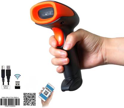 ONLY4 Wireless 2D Barcode Scanner Wireless Barcode Reader | Wired QR Code Scanner Support Win/MAC Connection | Bar Code Scanners 2D Camera Barcode Scanner 2D Camera Barcode Scanner