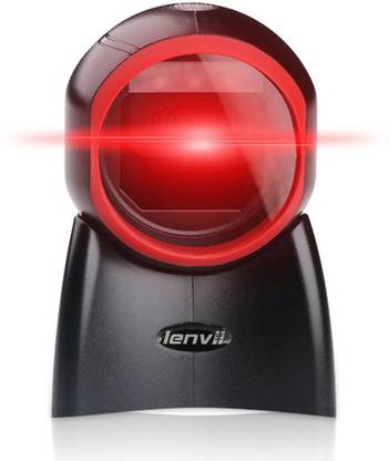 LENVII E655 Desktop 2D Barcode Scanner Auto Scan QR Code Scanner Hands Free USB 2D Camera Barcode Scanner