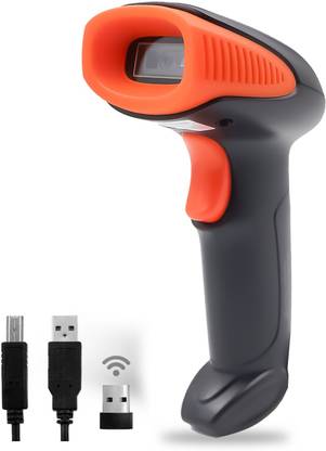 AVIER Wireless 2D Barcode Scanner Wireless Barcode Reader | Wired QR Code Scanner | Support Win/MAC Connection | Bar Code Scanners 2D Camera Barcode Scanner 2D Camera Barcode Scanner
