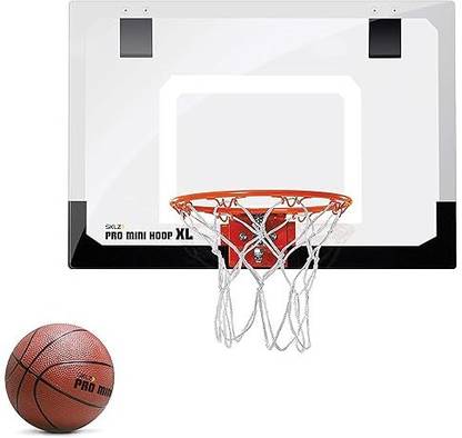 SKLZ Pro Mini Basketball Hoop with Ball, XL - 23 x 16 inches Basketball Ring