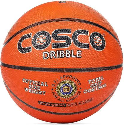GiftingGazebo Cosco Dribble Rubber Moulded Basketball Size 6 Basketball Ring