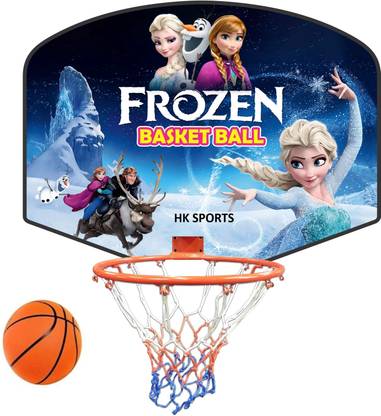 HK Sports Frozen Printed Hangable Indoor and Outdoor Kit Basketball Ring