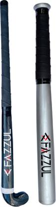FAZZUL Hockey Sticks for Men with Baseball Bat Heavy Duty Practice Beginner Level Hockey Stick - 36 inch