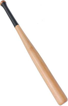 rajshree enterprises meerut RJM-795 Heavy Duty Natural Wood Baseball Solid Bat Willow Baseball  Bat For 15+ Yrs