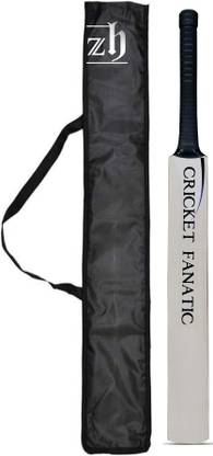 ZHOOSH Fanatic Half Width Middler Kashmir Willow Cricket Bat for Training Purpose Kashmir Willow Cricket  Bat For 15+ Yrs