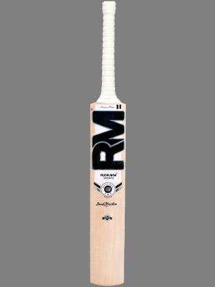 RUDRAYM SoulStrike Series Knocked Leather Bat for Leather Ball Handle SH Singapore Cane English Willow Cricket  Bat For 15+ Yrs