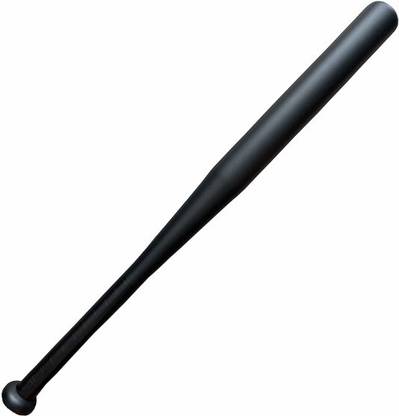 seven star meerut SSM-9952 (BLACK) Heavy Duty Natural Wood Baseball Bat for Self Defense Willow Baseball Bat For 15+ Yrs