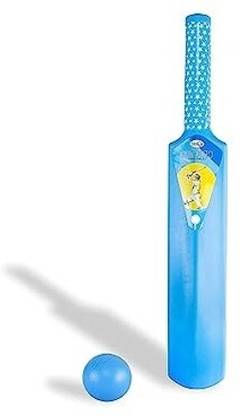 SIYA Kids Plastic Bat Ball Set PVC/Plastic Cricket  Bat For 4 - 5 Yrs