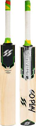 Strauss Grade 3 Beginner English Willow Cricket Bat with Singapore Handle English Willow Cricket  Bat For 15+ Yrs