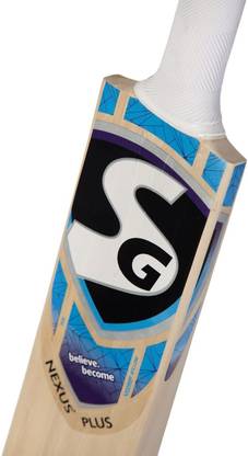 SG Nexus Plus KW Kashmir Willow Cricket  Bat For 15+ Yrs