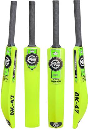 Aenox AK-47 Hard Plastic Jumbo Alloy Fiber PVC Black Cricket BAT for tennis PVC PVC/Plastic Cricket  Bat For 15+ Yrs