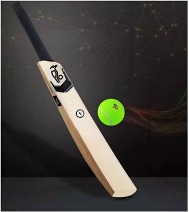 rc sports Kookaburra Poplar Willow Cricket Bat ( Size - 5 ) Poplar Willow Cricket Bat For 9 - 11 Yrs