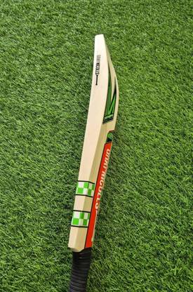 HouseOfCommon Grey Nicolas Leather English Willow Bat English Willow Cricket  Bat For 15+ Yrs