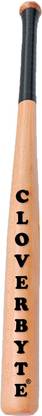 CLOVERBYTE Professional Light Weight Wooden Base Bat with Fine Grip Willow Baseball  Bat For 15+ Yrs