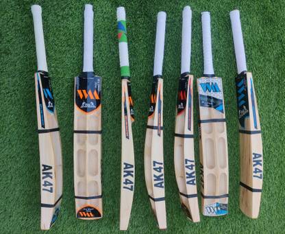 Willow master AK47 hard tennis Kashmir Willow Cricket  Bat For 15+ Yrs