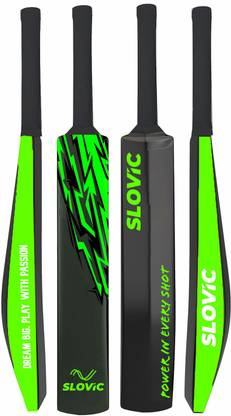 SLOVIC Lightweight High-Quality Plastic Tennis Cricket Bat| Indoor & Outdoor PVC/Plastic Cricket  Bat For 15+ Yrs