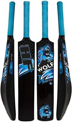 HF Blue Edition Full Size (Ideal for 15+) Hard PLastic For tennis Ball PVC/Plastic Cricket  Bat For 15+ Yrs