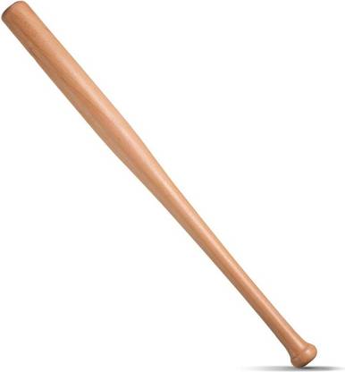 Seven Star Sports 7 star Heavy Duty Natural Wood Baseball Bat unisex baseball {natural brown@} Willow Baseball  Bat For 15+ Yrs