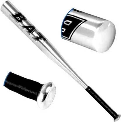 LCARNO 32 inch Metal Alloy Thick Baseball bat with Rubber Grip Black_Dn-20 Alloy Baseball Bat For 15+ Yrs