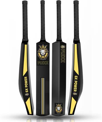PLEXX Premium & Lightweight Hard Plastic Tennis Cricket Bat | Full Size (34X4.5inch) | PVC/Plastic Cricket  Bat For 15+ Yrs