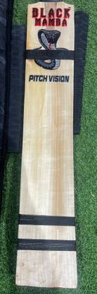 pitchvision KWE Black Mamba Bat Kashmir Willow Cricket Bat For 15+ Yrs