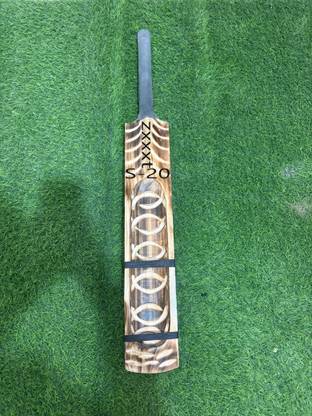 zxxxt Malhar Burn AK-47 Edition Double Blade Hard Tennis Bat S20 Kashmir Willow Cricket  Bat For 15+ Yrs