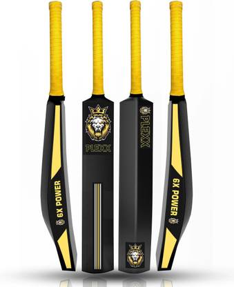 PLEXX Plastic Prenium Full Size Bat(34X4.5inch) For All Age Groups PVC/Plastic Cricket  Bat For 15+ Yrs