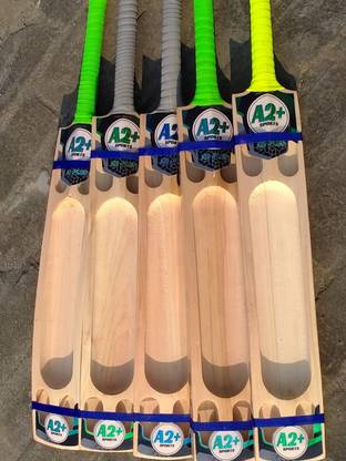 RED MOK A2 PLUS Double Blade Hard Tennis Kashmir Willow Cricket  Bat For 15+ Yrs