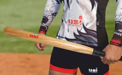USI UNIVERSAL Bseball Bat, 785A Perfect Professional Wooden Base Bat 34 inch Length, Willow Baseball  Bat For 15+ Yrs