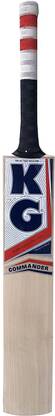 KG COMMANDER Kashmir Willow Cricket  Bat For 15+ Yrs