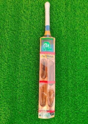 VSM Fire Dynamite 6 Capsule Scoop Double Blade Burn Full size With tatron cover Kashmir Willow Cricket  Bat For 15+ Yrs