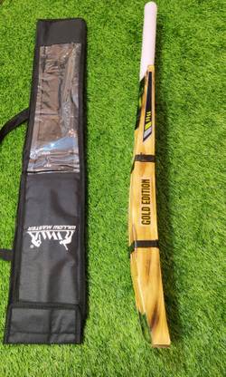 Willow master Gold Edition Hard Tennis Kashmir Willow Cricket Bat For 15+ Yrs