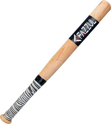 FAZZUL baseball bat for self defence Wooden Natural Willow Baseball  Bat For 15+ Yrs